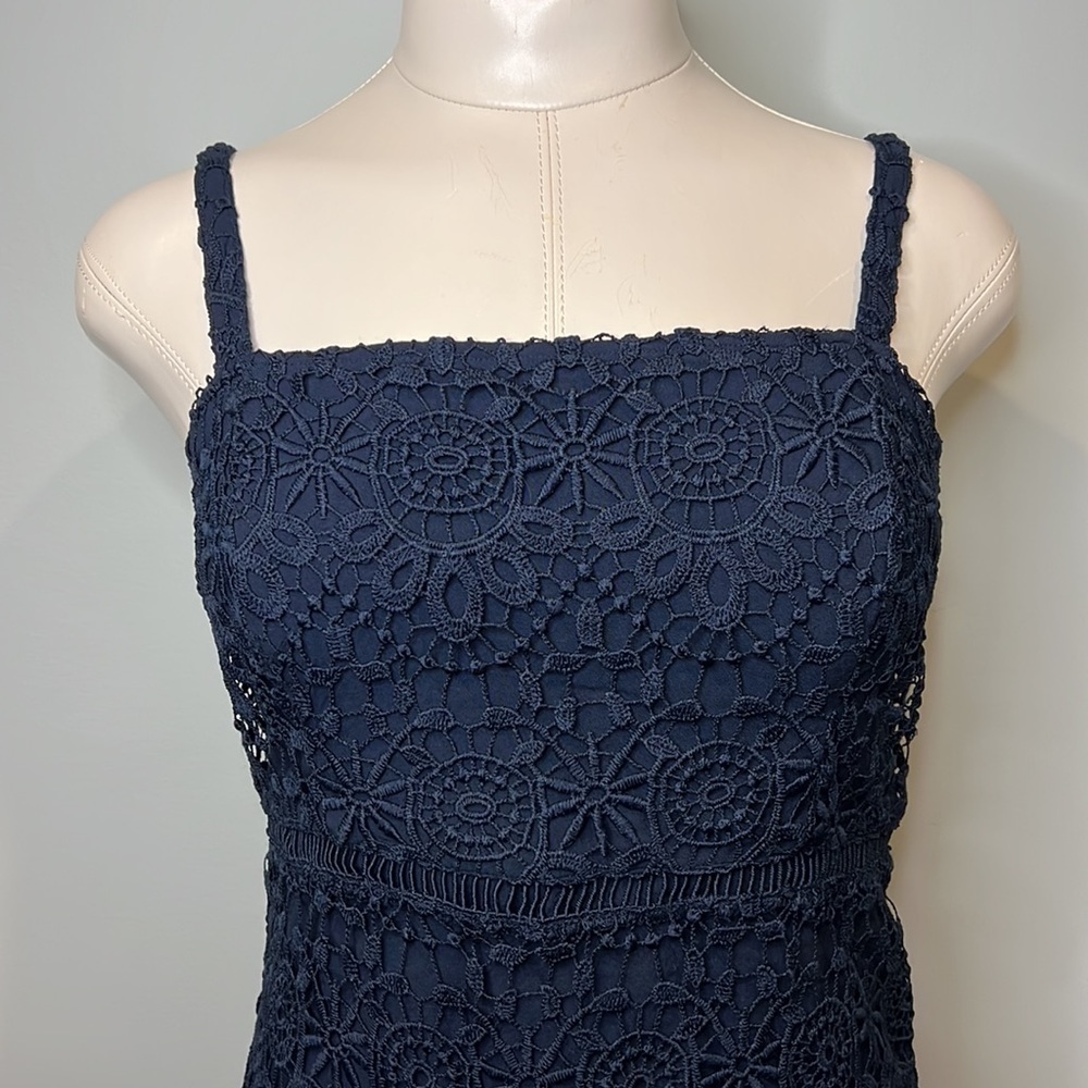 Women’s Hollister Navy Blue Lace Dress - Picture 3 of 16
